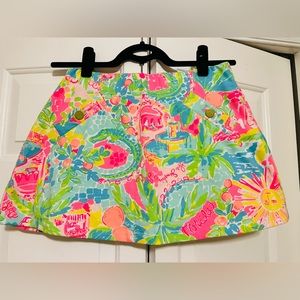 Lilly Pulitzer Madison Skort Sunshine State of Mind Florida Small